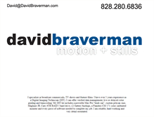 Tablet Screenshot of davidbraverman.com